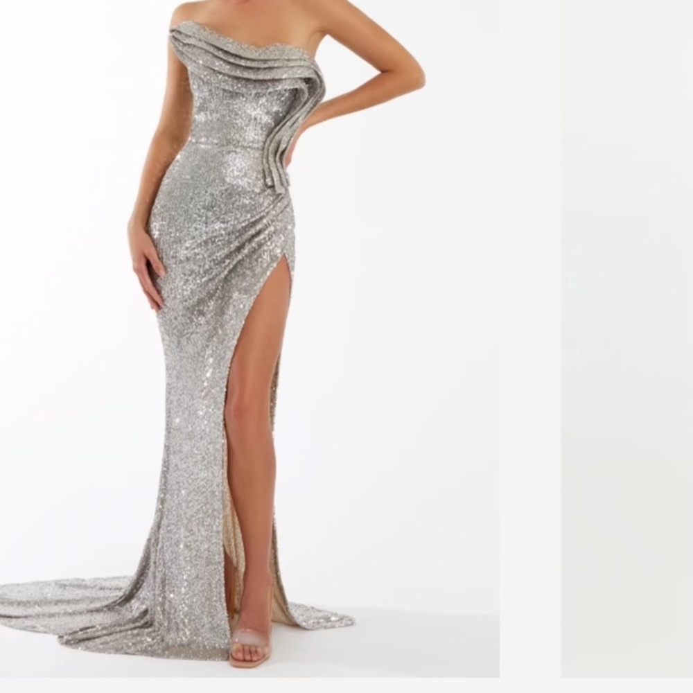 Silver Very elegant beautiful dress
